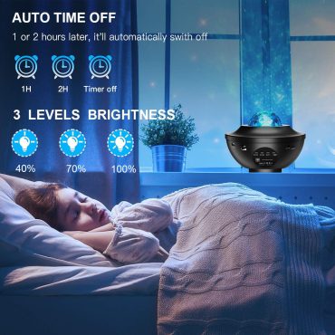 Galaxy Bluetooth Speaker Projector Lamp