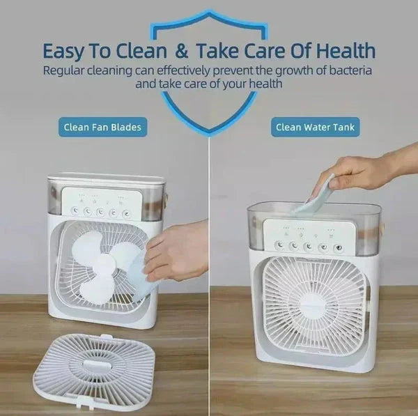 Portable Mist Air Conditioner Fan - Rechargeable